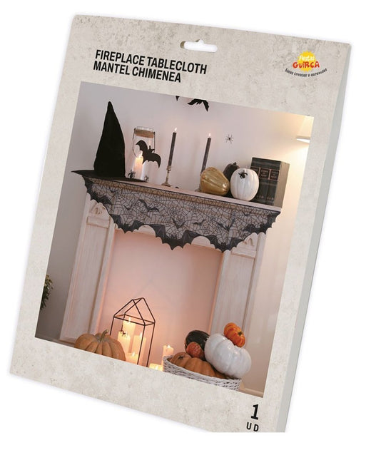 Halloween Gordijn Vleermuizen 2m van Fiestas Guirca koop je bij Partywinkel