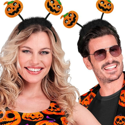 Halloween Haarband Pompoenen Oranje van Widmann koop je bij Partywinkel