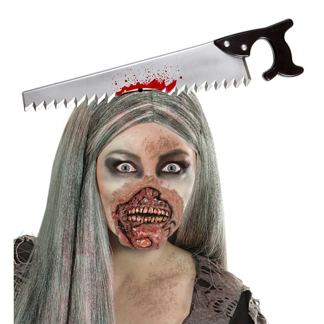 Halloween Haarband Zaag van Widmann koop je bij Partywinkel