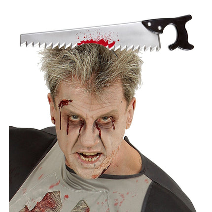 Halloween Haarband Zaag van Widmann koop je bij Partywinkel
