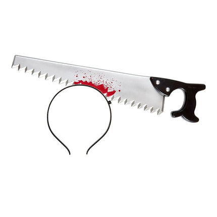 Halloween Haarband Zaag van Widmann koop je bij Partywinkel
