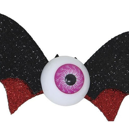 Halloween Haarclip Vleermuis 10cm 2st - Partywinkel - 8434077190692