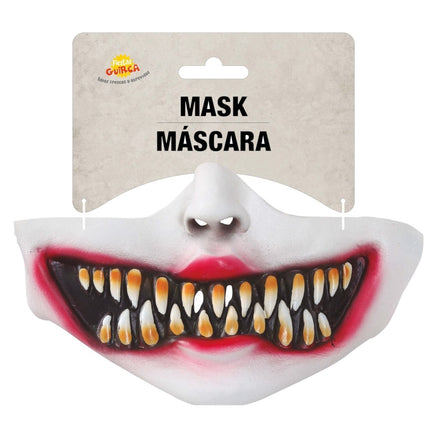 Halloween Half Masker Clowns Gezicht van Fiestas Guirca koop je bij Partywinkel