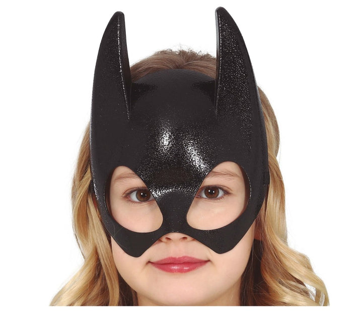 Halloween Half Vleermuis Masker Kind van Fiestas Guirca koop je bij Partywinkel
