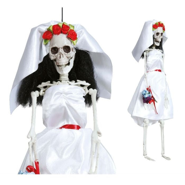 Halloween Hangdecoratie Bruid 40cm - Partywinkel - 8434077248652