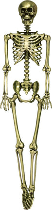 Halloween Goud Skelet 90cm van Fiestas Guirca koop je bij Partywinkel