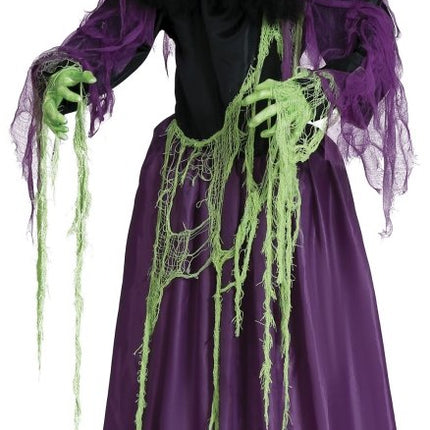 Halloween Hangdecoratie Heks 1,9m - Partywinkel - 8434077248546