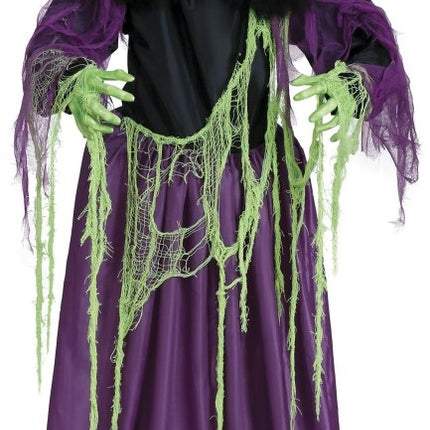 Halloween Hangdecoratie Heks 1,9m - Partywinkel - 8434077248546