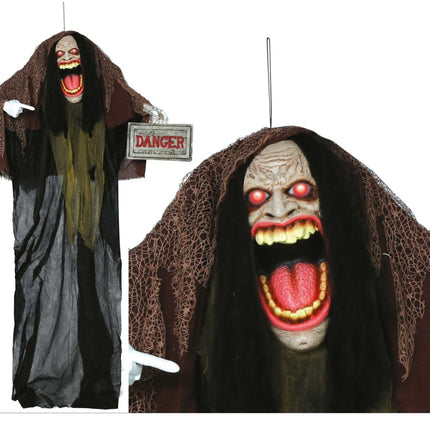 Halloween Hangdecoratie Heks - Partywinkel - 8434077249116