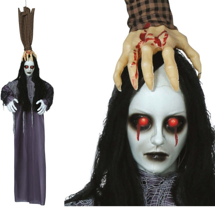 Halloween Hangdecoratie Meisje Met Hand 1,50m - Partywinkel - 8434077249123