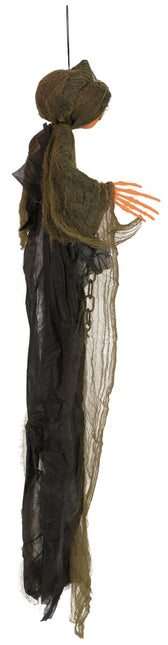 Halloween Hangdecoratie Pompoen Geest 98cm - Partywinkel - 8434077269763