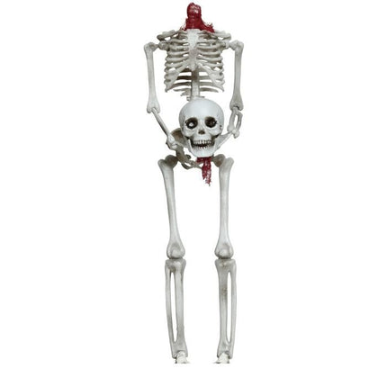 Halloween Hangdecoratie Skelet Zonder Hoofd 37cm - Partywinkel - 8434077248911