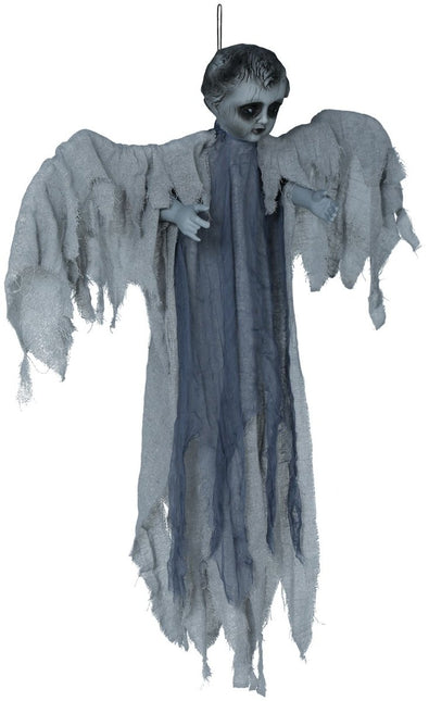 Halloween Hangdecoratie Wit Engel 1m - Partywinkel - 8434077248768