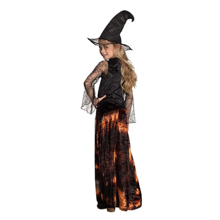 Halloween Heks Kostuum Kind Oranje van Boland koop je bij Partywinkel