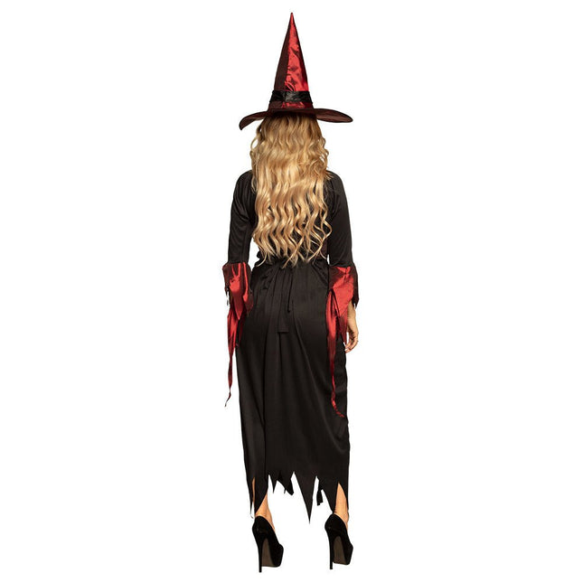 Halloween Heks Kostuum Rood M van Boland koop je bij Partywinkel