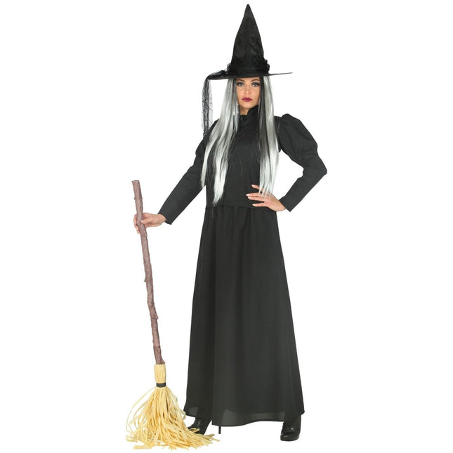 Halloween Heksenbezem 1,25m van Widmann koop je bij Partywinkel