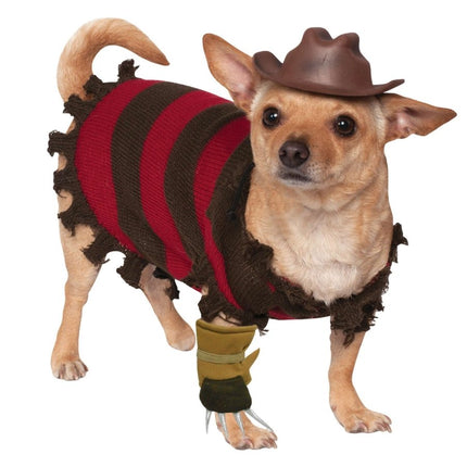 Halloween Honden Kostuum Freddy Krueger van Rubies koop je bij Partywinkel