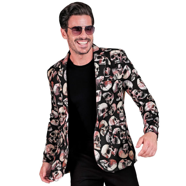 Halloween Jas Heren Schedel van Widmann koop je bij Partywinkel