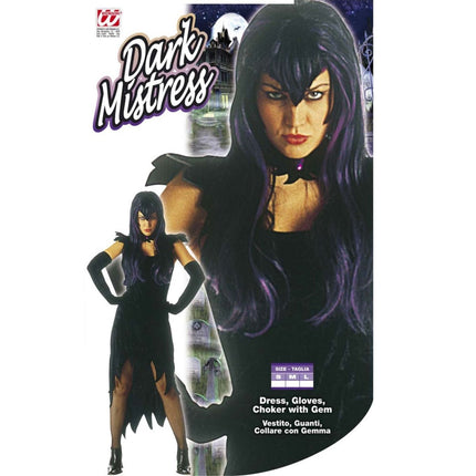 Halloween Jurk Dames Dark Mistress van Widmann koop je bij Partywinkel