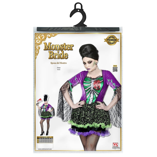 Halloween Jurk Dames Monster Bruid van Widmann koop je bij Partywinkel