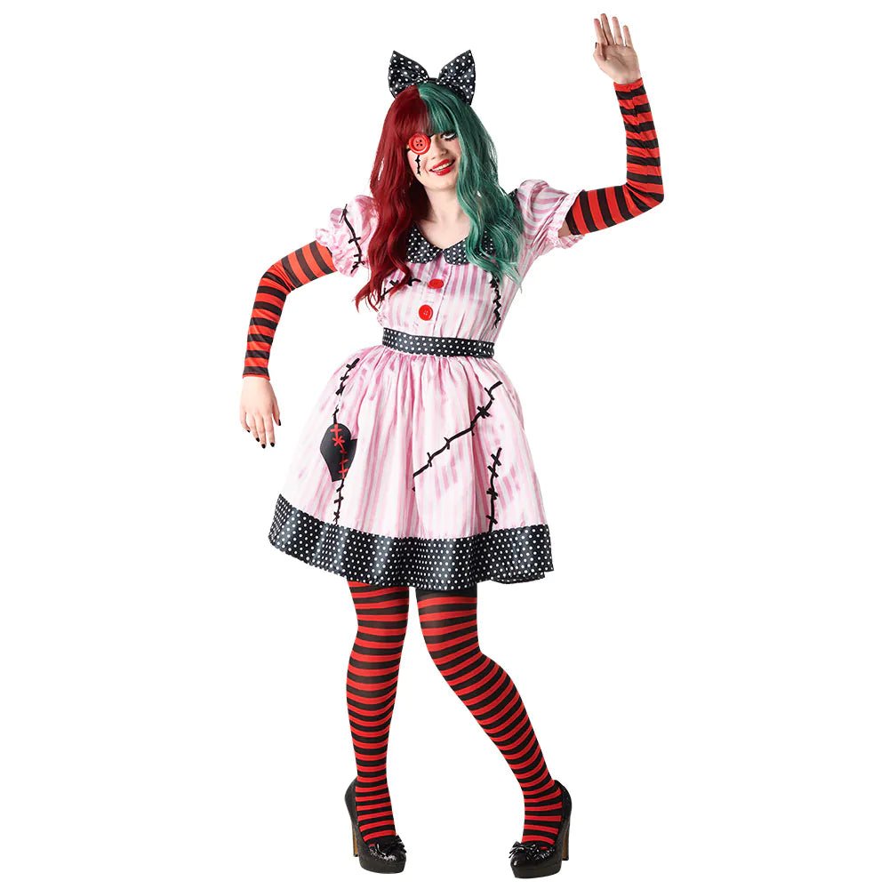 2 Pezzi Vestiti Per Bambole 17cm, Abbigliamento Halloween Con Tuta Zucca E Cappello Strega, Accessori Per Collezionisti E Regali