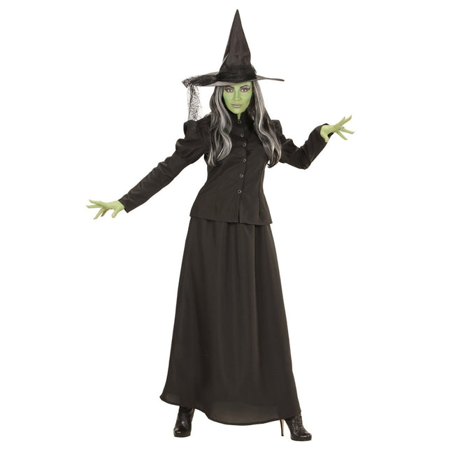 Halloween Jurk Dames Sprookjes Heks van Widmann koop je bij Partywinkel