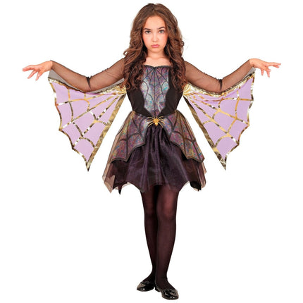 Halloween Jurk Kind Spider Girl van Widmann koop je bij Partywinkel