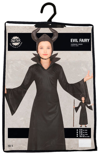 Halloween Jurk Meisje Boze Fee van Fiestas Guirca koop je bij Partywinkel