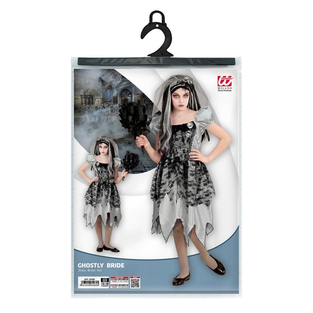 Halloween Jurk Meisje Spook Bruid van Widmann koop je bij Partywinkel