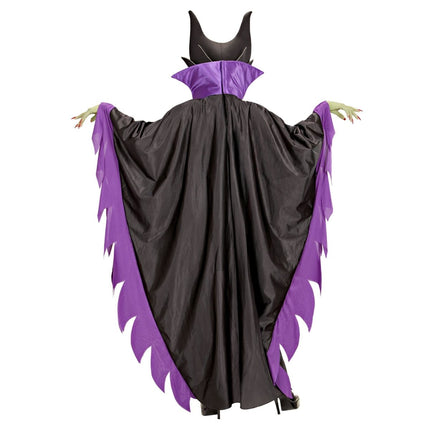 Halloween Jurk Paars Dames Malefizia van Widmann koop je bij Partywinkel