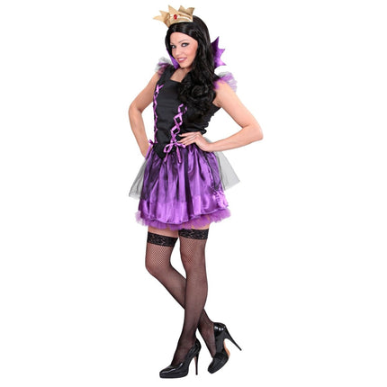 Halloween Jurk Paars Dames Melfizia van Widmann koop je bij Partywinkel