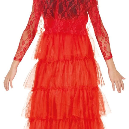 Halloween Jurk Rood Meisje van Fiestas Guirca koop je bij Partywinkel