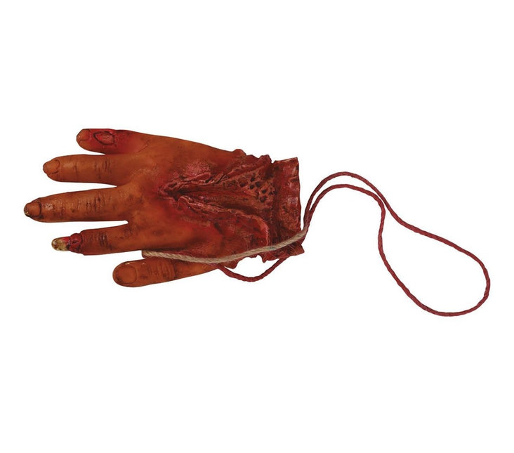 Halloween Ketting Bloederige Hand van Fiestas Guirca koop je bij Partywinkel