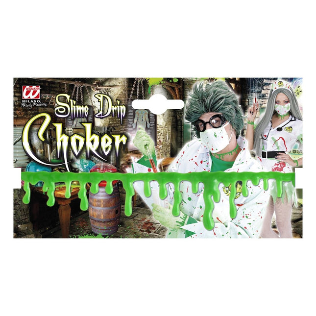 Halloween Ketting Groen Slijm van Widmann koop je bij Partywinkel