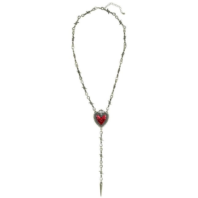 Halloween Ketting Hart En Prikkeldraad van Widmann koop je bij Partywinkel