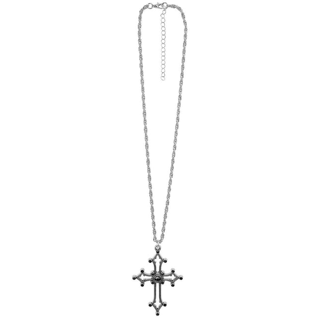 Halloween Ketting Kruis Edelstenen van Widmann koop je bij Partywinkel
