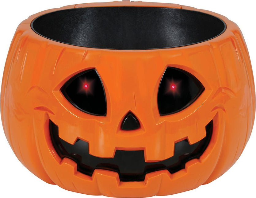 Halloween Kom Pompoen Licht, Geluid En Beweging 15cm van Fiestas Guirca koop je bij Partywinkel