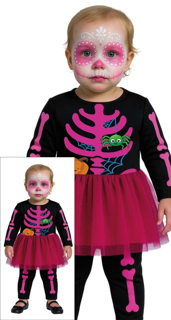 Halloween Kostuum Baby Schattige Skelet van Fiestas Guirca koop je bij Partywinkel