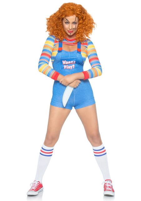 Halloween Kostuum Dames Bodysuit Demoon Leg Avenue - Partywinkel - 714718557922