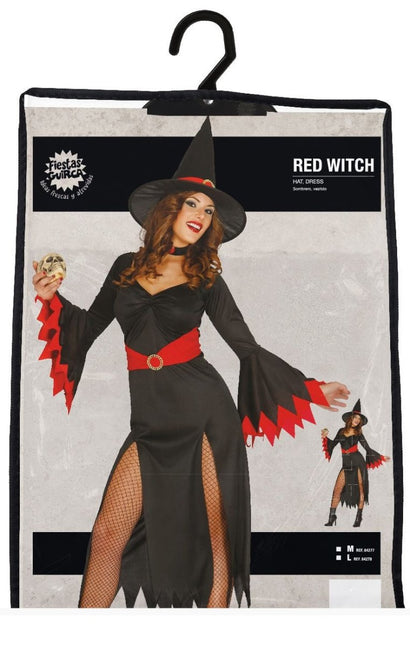 Halloween Kostuum Dames Heks Rood van Fiestas Guirca koop je bij Partywinkel