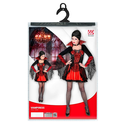Halloween Kostuum Dames Vampier Kant van Widmann koop je bij Partywinkel