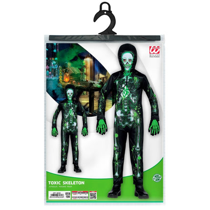 Halloween Kostuum Kind Giftig Skelet van Widmann koop je bij Partywinkel
