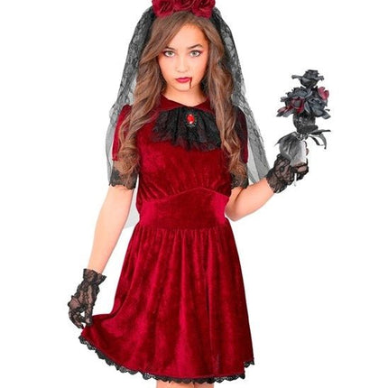 Halloween Kostuum Kind Gothic Vampierbruid van Widmann koop je bij Partywinkel