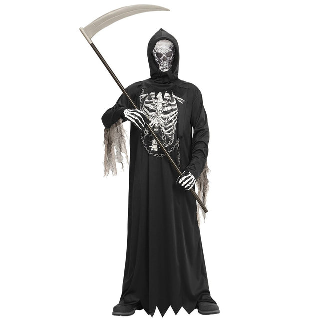 Halloween Kostuum Kind Reaper Skelet van Widmann koop je bij Partywinkel