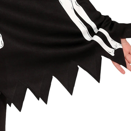 Halloween Kostuum Kind Skelet Poncho van Fiestas Guirca koop je bij Partywinkel