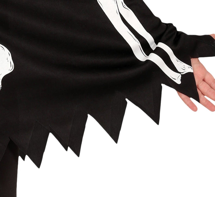 Halloween Kostuum Kind Skelet Poncho van Fiestas Guirca koop je bij Partywinkel