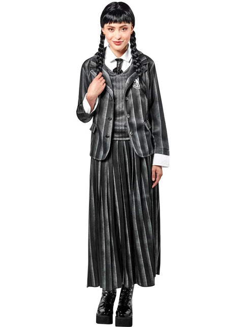 Halloween Kostuum Wednesday Addams Uniform van Rubies koop je bij Partywinkel
