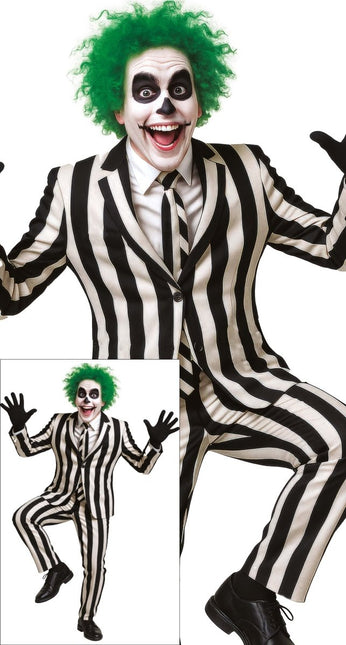 Halloween Kostuum Zwart Wit Geest van Fiestas Guirca koop je bij Partywinkel