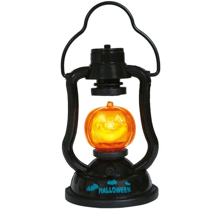 Halloween Lantaarn Pompoen 15cm - Partywinkel - 8434077249925