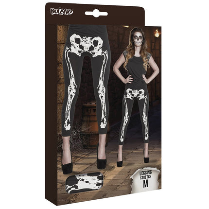 Halloween Legging Skelet van Boland koop je bij Partywinkel